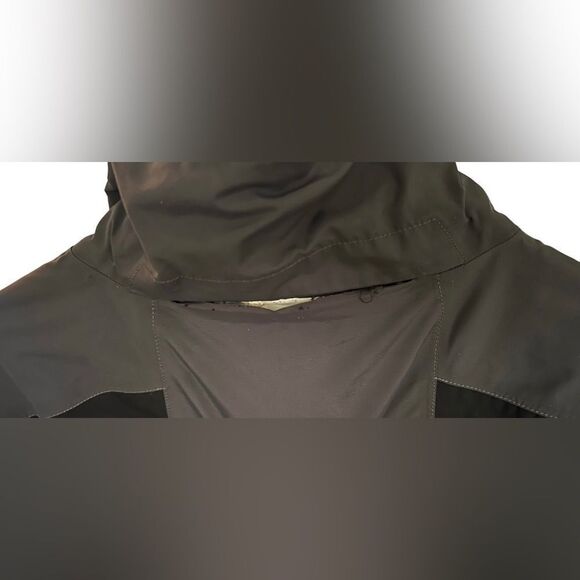North Face Gray & Black Zip Up Logo Jacket. Coat. MINOR & FIXABLE FLAW. XL. - Picture 4 of 10